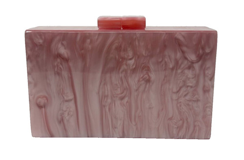 New acrylic clutch - new, pink