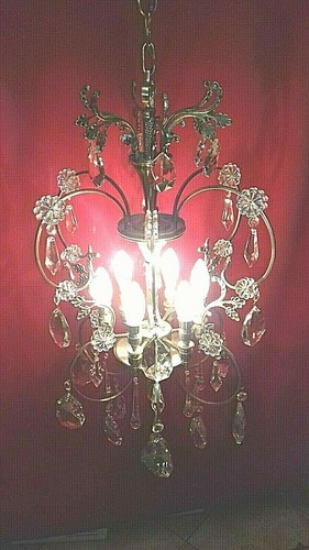 Antique silver crystal - crystal, french