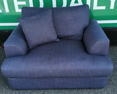 Lovely grey cuddle chair from - grey,
