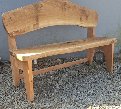 Oak garden bench unique - garden, unique,