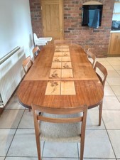 Large 8 Seater Extendable Rose Wood Dinning Table Excluding Chairs