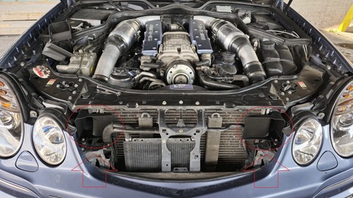 Intake scoops for - for, mercedes