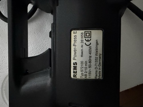Rems power press corded - rems, power-press