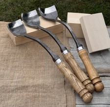 Hand-Forged Swan Neck Gouges