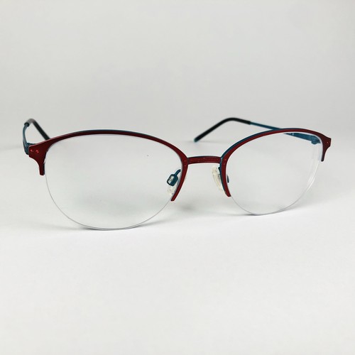 Wolf eyeglasses matt red half - wolf,