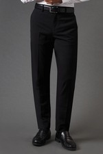 Burton Mens Suit Trousers Black Essential Skinny Fit Business Formal Wear
