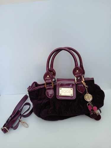 Floozie velvet effect burgandy