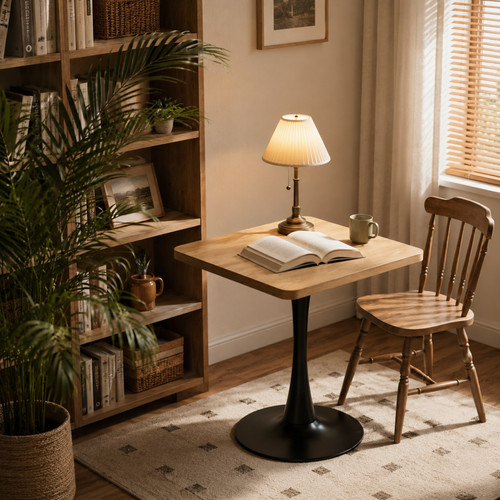 Square dining table - square, 23.6"