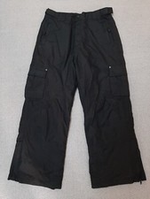 TRESPASS DORSET GLACIER TP50 COLDHEAT MENS TROUSERS M/SL 34W BLACK-EXC COND