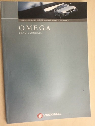 Vauxhall omega brochure 1998 - omega,