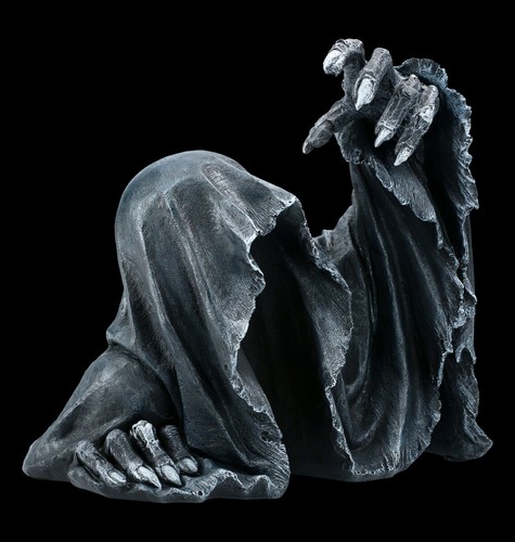 Grim reaper figure rises from