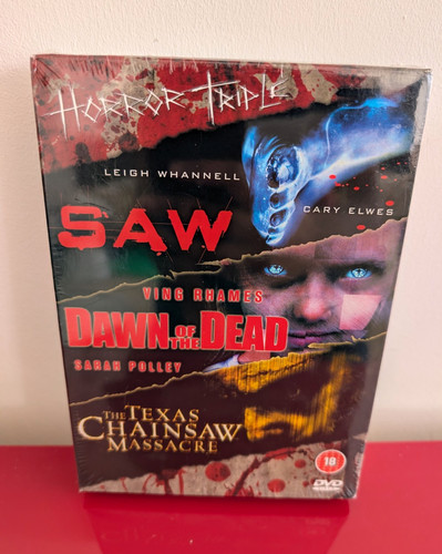 Horror dvd box - horror, saw