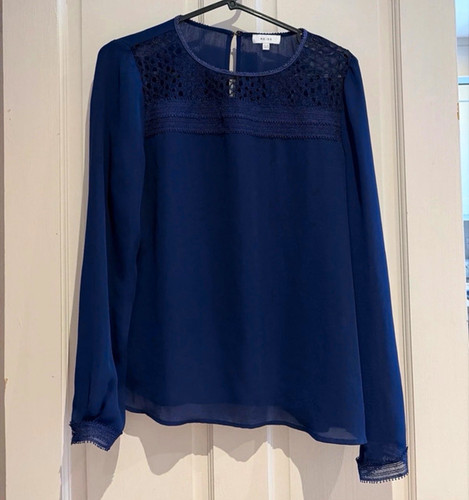 Reiss women navy chiffon - women’s,