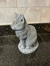 Solid Concrete Cat Statue
