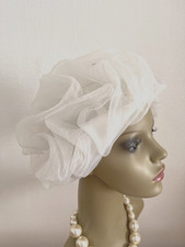 Vintage Hat Ruched Netting