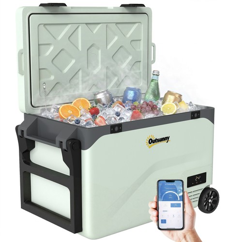 Outsunny compressor car fridge - outsunny,