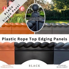 Black rope top plastic - black,