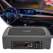 8"1200W Active Underseat Car Bass Box Audio Subwoofer Sub Speaker Amplifier HJKJ