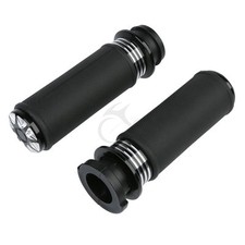 Black Electric Hand Grips 1"