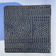 Wooden Printing Block. Vintage