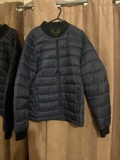 Zara Man navy blue puffer