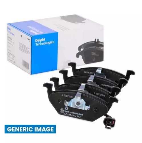 Delphi brake pads front with - front,
