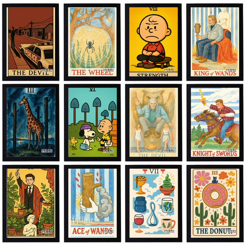 Vintage tarot cards - tarot,