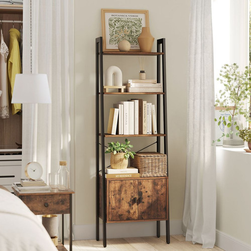 Vasagle ladder bookcase with - bookcase,