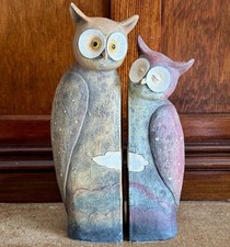 Vintage Owl Figurines Set