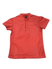 Lowe Alpine Womens Pink 1/4 Zip Active Hiking Short Sleeve dryzone Top Small