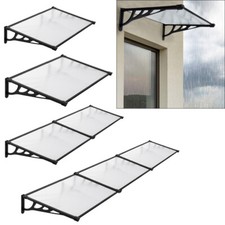 Door Canopy Awning Shelter Front Back Outdoor Porch Patio Window Roof Rain Cover
