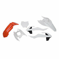 KTM Plastics kit SX 65 2016 - 2023 OEM Orange White Motocross Polisport 90711