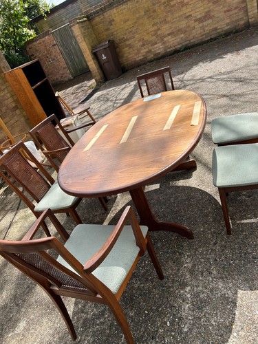 Plan oval extending table - table, &