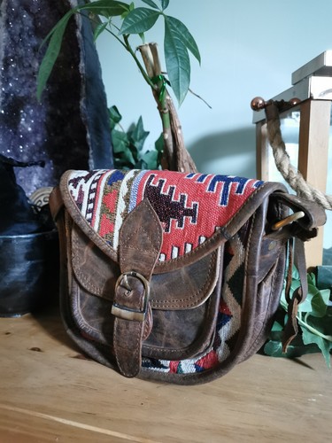 Small real leather hand - leather,