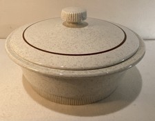 Poole Pottery Parkstone Lidded Casserole Dish 23cm Diameter, Speckled - 0313