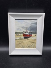 St Ives Boat Beach Scene