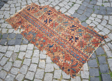 18thc antique turkish rug - turkish, 30''