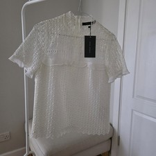Zara Woman Lace Top Blouse