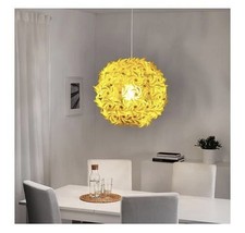 IKEA GRIMSAS Pendant Lamp Yellow 55 cm Flower Design New in Box 604.168.31