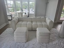 Three Seater Sofa, Boucle