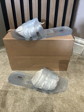 Asos Design Clear  Woven Jelly Mules Brand-New Size UK 7 ￼
