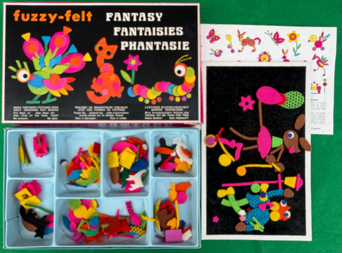 Fuzzy felt fantasy vintage - felt,