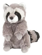 NEW PLUSH WILD REPUBLIC CUDDLEKINS 7" RACCOON CUDDLY SOFT TOY TEDDY