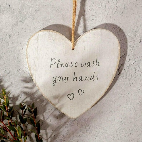 Please wash your hands - wash, heart