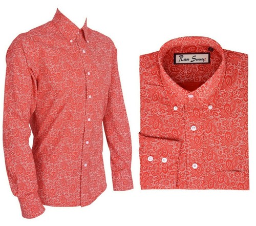 Men retro paisley - retro,