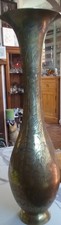 Vintage indian brass vase - vintage,