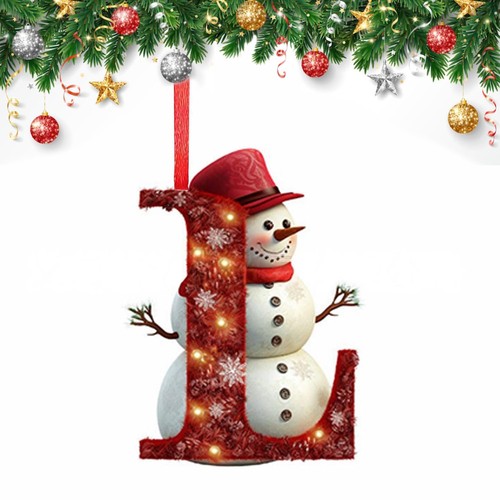 Letter christmas tree - letter,