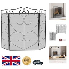 Elegant 3-Panel Metal Fire