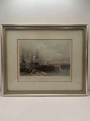 Framed print port - print, glasgow