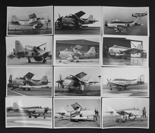 FAIREY GANNET AEW.3 - ORIGINAL B/W PHOTOS x12 RARE Lot.8